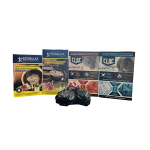 Kit 4 raticides avec une paire de gants