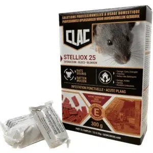 Blocs raticides - Clac, 12 pièces de 25g