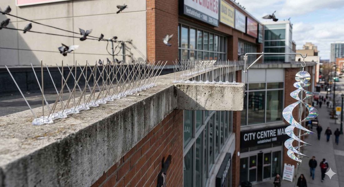 Pics anti-pigeons du commerce