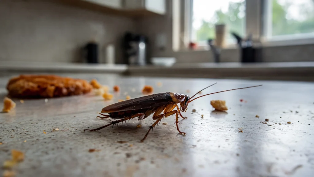 Nuisibles cafard dans la cuisine