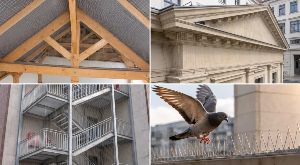 Dispositifs anti-pigeons